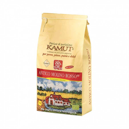 Semola Biologica di Kamut Khorasan Rimacinata 5 Kg - Antico Molino Rosso