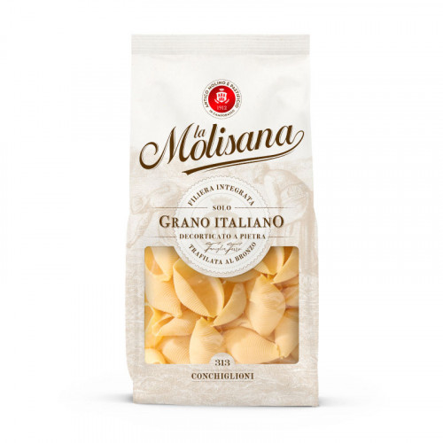 Conchiglioni N.312, Pasta di Semola di Grano Duro Trafilata al Bronzo 500 g - La Molisana