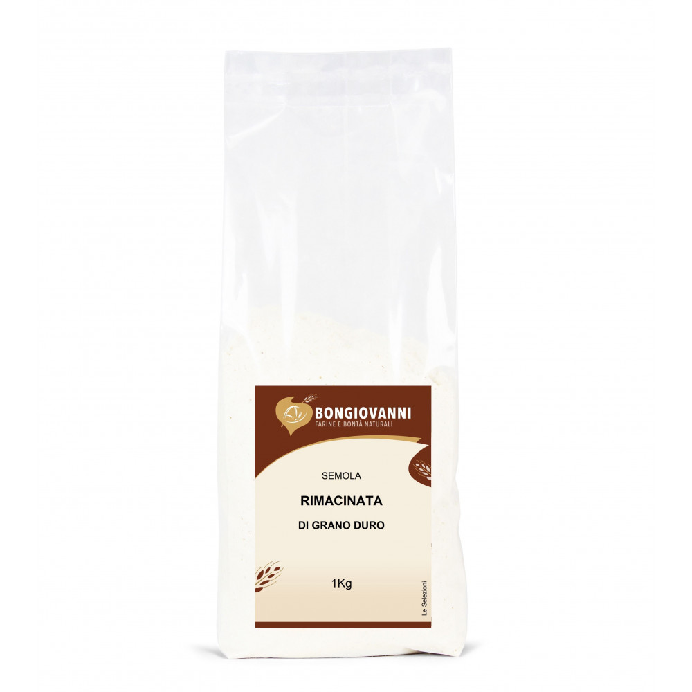 Semola Rimacinata di Grano Duro 1 Kg - Bongiovanni