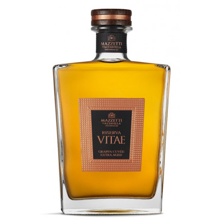 Grappa Cuvée Extra Aged di Ruchè e Grignolino Riserva Vitae 70 cl - Mazzetti Altavilla