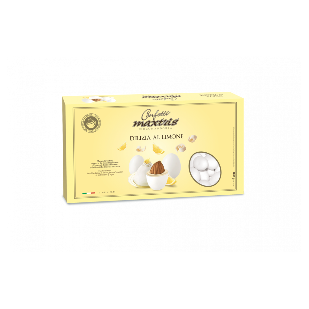 Confetti Delizia al Limone – Bianco 1 Kg | Confetti Maxtris