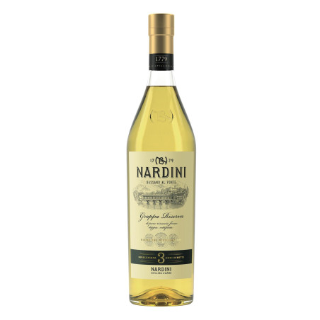 Grappa Riserva Invecchiata 3 anni in botte di pura vinaccia fresca 70 cl - Nardini