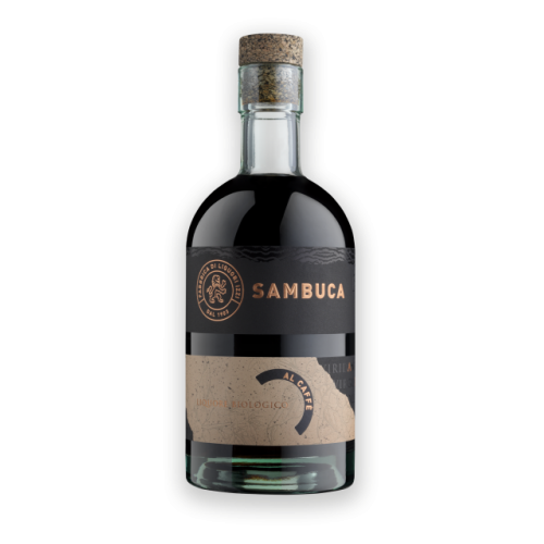 Scopri Sambuca al Caffè di Izzi Liquori, il tonico digestivo biologico dal gusto unico e naturale, perfetto per la digestione.