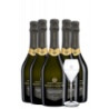 6 Bottiglie Valdobbiadene Prosecco Superiore DOCG Millesimato Extra Dry 2022 ...